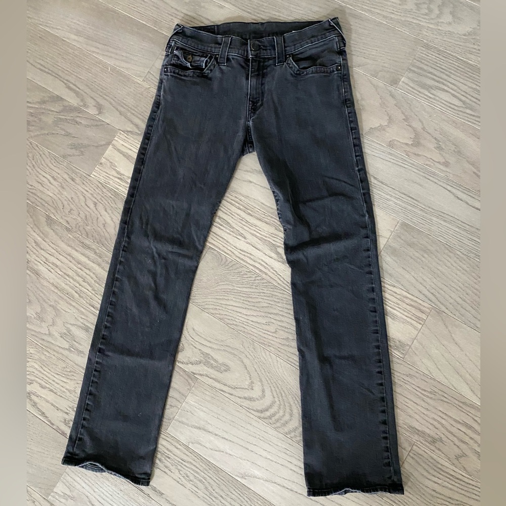 True Religion Black Ricky Jeans 31r